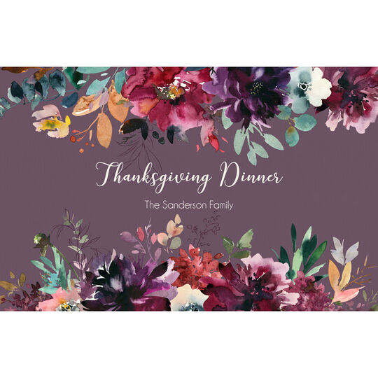 Fall Floral Spray Placemats